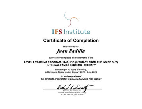 Level 2 (IFIO) Couples Traning